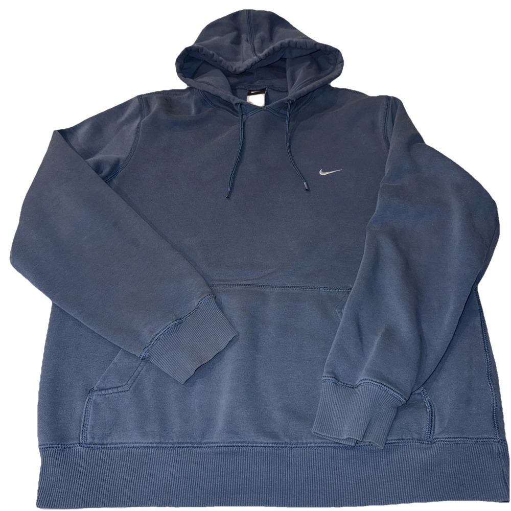 Women's Nike Hoodie Sz Large Blue Gray hooded Nike‎ sweatshirt
